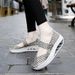 New Popular Oversized Women's Casual Handmade Woven Thick Soles, Breathable Single Shoe Covers, Lazy Shoes, Travel Shoes 82F_vogvips.com