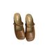 Baotou Half Slippers For Women, Outdoor Wear, 2025 New Korean Style, Gentle Fairy Soft Flat Casual Slip-On Mules_vogvips.com