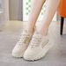 Spring Versatile Dad Thick-sole Sports Casual Women's Shoes_vogvips.com