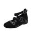 French-style High-heel Shallow-toe Cross-over Mary Jane Women's Shoes, Versatile And Slimming, Suitable For Pairing With Skirts And Sandals._vogvips.com