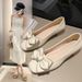 French-style Flat Women, 2026 Spring New Model, Suitable Pairing With Skirts, Mary Jane Small Leather Shoes, Women's_vogvips.com