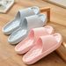 Home Slippers For Women, Cool , Internet Celebrity Bathroom Slippers, Outdoor Wear, Non-Slip, High-End Feel, Waterproof, Men's Summer Lightweight Waterproof_vogvips.com