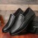 Spring Autumn New Business And Leisure Head Layer Leather Men's Breathable Low Top Comfortable Soft Bottom, Dad's Shoes,_vogvips.com