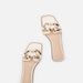 Women's Flat Sandals Korean Style Summer Trendy Chain Strap Open Toe Beach Sandals_vogvips.com