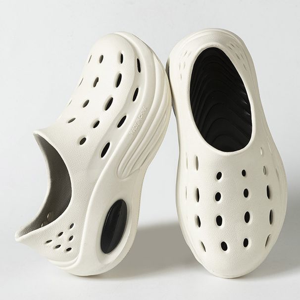 Men's Clogs Non-Slip Thick Sole Outdoor Water Shoes Bathroom Shower Couple Beach Sandals Women Summer_vogvips.com