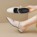Weiwei Girl 958 Women's Summer Sandals French Style Closed Toe Half Slippers One Strap Outer Wear Chinese Style Shoes_vogvips.com