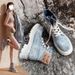 Women's Martin 2025 New Thick-Soled Spring And Autumn Summer Short Workwear Western Denim Boots_vogvips.com
