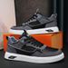 Men's Low-Top Casual Sports Fashion Basketball Sneakers Street Style Skateboarding Shoes For Teens_vogvips.com