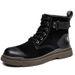 Martin Boots Men's High-top Velvet Men's Wind Retro Casual Boots Big Yellow Boots Men_vogvips.com