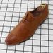 Euro Step Spring New British Style Brogue Korean Version Versatile Men's Large Size Breathable Pointed Toe Hairstylist Leather_vogvips.com