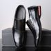 Men’s Shoes Large Size Business Formal Leather Shoes Fashion Casual Side Lace Men's Shoes Men's Shoes_vogvips.com