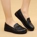 New Leather Women's Mothers, Soft-soled Casual Shoes For Middle-aged And Elderly, Comfortable Flat-soled Mother's Shoes,_vogvips.com