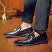 New Fashion Genuine Leather Tassel Business Casual Loafer Shoes For Men Black Business Formal Leather Shoes For Daily Office Casual Men's Shoes For Dr_vogvips.com
