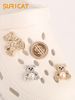 8-piece DIY Shoe Decoration Set, Featuring A Pearl Bear, Symbol Shoe Ornaments, And A Cute Detachable Shoe Hanger—the Perfect Holiday Gift_vogvips.com