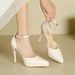 MTX 1088-19 Closed Hollow Velvet Waterproof Platform Sandals For Women 2025 Summer New Pointed Toe Stiletto High Heels_vogvips.com