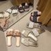 Cross Shaped Satin Flat Slippers Casual Breathable Comfortable Wear Resistant Fashion Slippers_vogvips.com