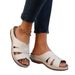 2025 Summer New Large Slope Heel Slippers Women's Cross One Line Beach Sandals_vogvips.com