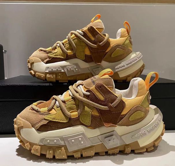 Tire Thick Soles Increase Rebound Wear Resistant Shock Absorption Dad Men's Shoes Hot Style Super Hot Sports Shoes Casual Sports Shoes_vogvips.com