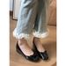 Chuyuji Nude Color Women's Flats 2026 New Model, Internal Height-Increasing Flat Shoes, French Style Elegant Ballet_vogvips.com