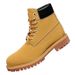 European Warm Series Martin British Style Workwear Couple Desert High-top Shoes Yellow Men's Short Boots_vogvips.com