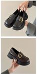 Leather Small Leather Shoes Women's Shoes One Pedal Platform Single Shoes Loafers Jane Women's Shoes_vogvips.com