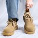 New Leather Spring Men's Shoes High-top Men's Heightening Tooling Martin Boots_vogvips.com