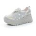 Women's Thick-Soled White Sneakers For Petite Women, 2026 Summer Model, Light Luxury Popular Style, Shallow Breathable_vogvips.com
