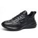 Autumn 2024 New Trend Versatile Genuine Leather Breathable Sneakers Men's Casual Dad Shoes_vogvips.com