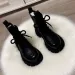 PUAL VIDISI Women Vintage Brown Leather Platform Combat Side Zipper Lace Up Thick Sole Ankle Martin Boots_vogvips.com