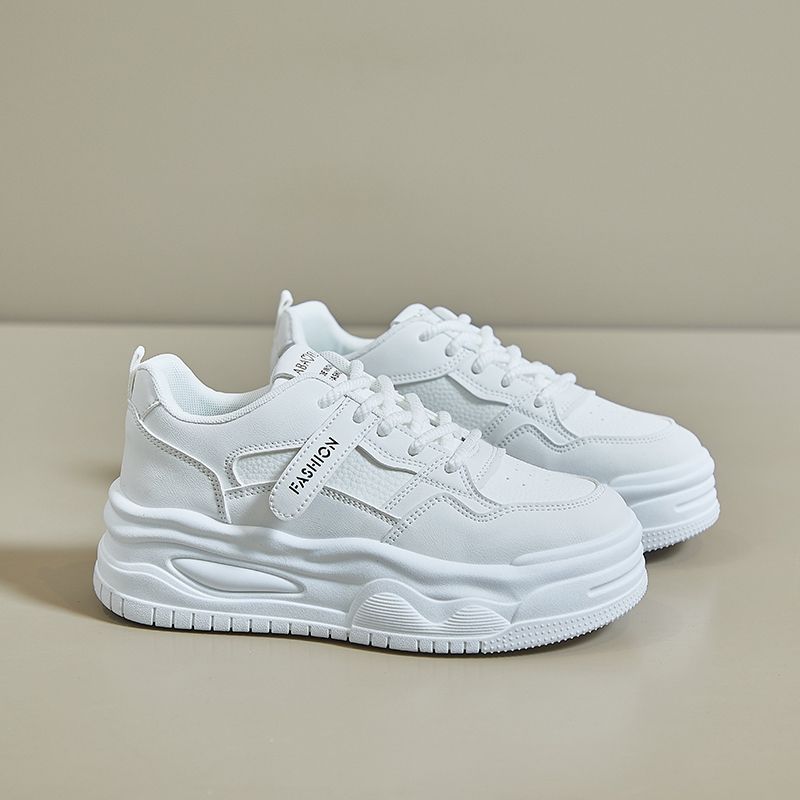 Spring Thick-sole Small White Shoes Muffin Sneakers_vogvips.com