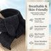 New Flat-soled Sandals Women's Outer Wear Summer Versatile Beach Shoes Heightening Non-slip Sandals Bow_vogvips.com