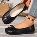 plus Size Low Cut Split Toe Women's Loafers Versatile Flat Shoes New Style Grandma Style Spring 2026_vogvips.com