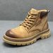 Martin Autumn 2025 New High-End Workwear Shoes High-Top Leather Men's British Style Casual Ankle Boots_vogvips.com
