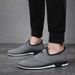 Large Size Men's Shoes Slip On Casual Mesh Shoes Summer Flying Woven Breathable Low Top Hollow Fashion Trend Men's Shoes_vogvips.com