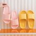 Summer Couple Non-slip Slippers Home Bathroom Shoes For Men And Women_vogvips.com