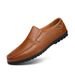 Classic Genuine Leather Casual Breathable Loafers Plus Size Shoes Men_vogvips.com
