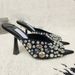 2024 New Version Rhinestone Pointed Toe Stiletto Sexy Crystal High Heel Mules For Women_vogvips.com