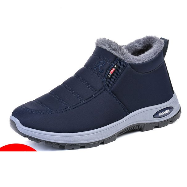 Waterproof Winter Boots for Women 2023 New Plush Snow Boots Women Ankle Boots Warm Black Couple Cotton Couples Platform Shoes_vogvips.com