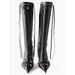 Women's Pointed Toe Stiletto Heel Motorcycle Boots With Metal Studs Buckle Fringe Fashion Riding Boots For Winter Spring Fall_vogvips.com