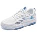 Summer Men's Breathable Canvas Versatile Small White Thick Soled Sports And Casual Flat Shoes, Trendy Shoes For Male_vogvips.com