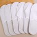 30pairs White Home Guests Travel Hotels Thickened Anti Slip Indoor Disposable Slippers For Women Men_vogvips.com