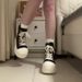 Dark Thick-Soled Canvas For Women, Same Style As 2025 New Model, Height-Increasing Sports Shoes, Internal Height_vogvips.com