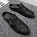 Summer Shoes Mules Slippers For Men Slip-resistant Sandals Man Half Clappers 2025 Cheap Korean Style Adult Designer_vogvips.com