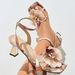 Cross-border European American Pointed-toe Open-toe Stiletto Sandals For Women With Three-dimensional Floral Decoration_vogvips.com