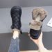 Women's Snow Winter 2024 New Style Fleece Lined Thickened Northeastern Cotton Shoes Non-Slip Warm Short Boots_vogvips.com