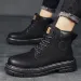 2025 Autumn Winter New Arrivals Unisex Fashion Chunky Sole High Top Martin Casual Fur Lined Warm Work Boots Sizes 35 44_vogvips.com