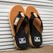 Summer Trendy Men's Flip Flops AIZOMR Breathable Woven Upper Thick Soft Sole Anti-slip Durable Outdoor Casual Shoes_vogvips.com