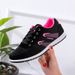 Straight Spring Sports Mesh Low Top Lace Up Middle And Elderly Casual Shoes Women's Edition_vogvips.com