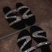 New Flat Flip Flops Women's Beach Rhinestone Sandals Women_vogvips.com