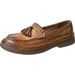 Euro Step Fashion Tassel Men's Handmade Top Layer Cowhide Casual British Loafers Slip-On Driving Shoes_vogvips.com